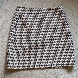 Loft Pencil Skirt - Gold, White and Black
